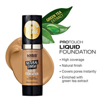 Load image into Gallery viewer, Kiss Natural Finish Liquid Foundation