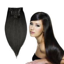 Load image into Gallery viewer, M&M Virgin Remy 8 Piece Clip In Extension - 20" Length