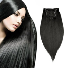 Load image into Gallery viewer, M&M Virgin Remy 8 Piece Clip In Extension - 20" Length
