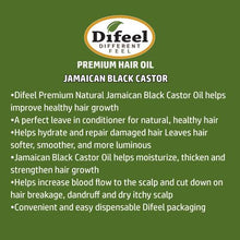 Load image into Gallery viewer, Difeel 99% Natural Premium Hair Oil - Jamaican Black Castor Oil (2.5 oz)