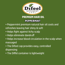 Load image into Gallery viewer, Difeel Premium Natural Hair Oil - Peppermint Oil (2.5 oz)