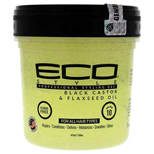 Load image into Gallery viewer, Eco Styler Black Castor &amp; Flaxseed Oil Styling Gel

