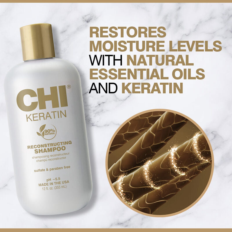 CHI Keratin Reconstructing Shampoo 12oz