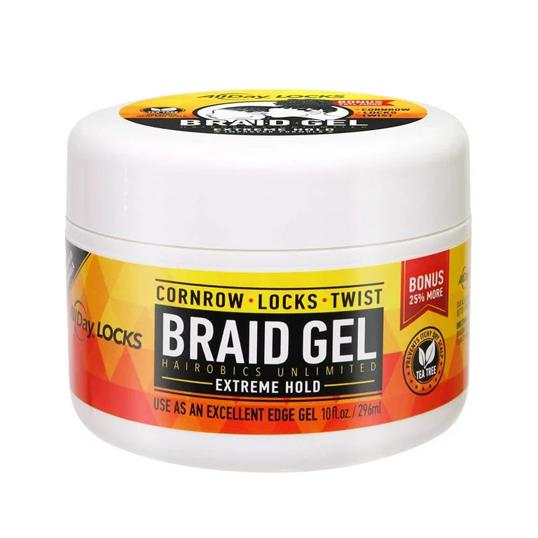 All Day Locks Extreme Hold Braid Gel (10oz)