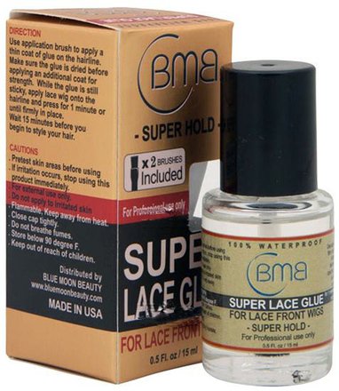 BMA Super Hold Super Lace Glue for Lace Front Wigs (.5 oz)