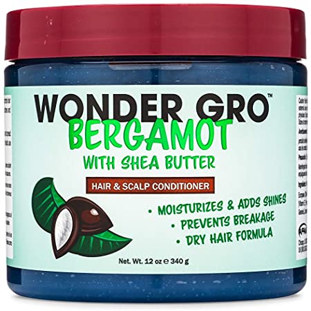 Wonder Gro Bergamot with Shea Butter Hair & Scalp Conditioner (12 oz)