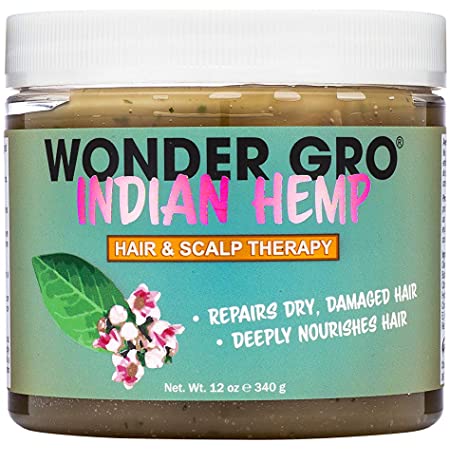 Wonder Gro Indian Hemp Hair & Scalp Therapy (12 oz)