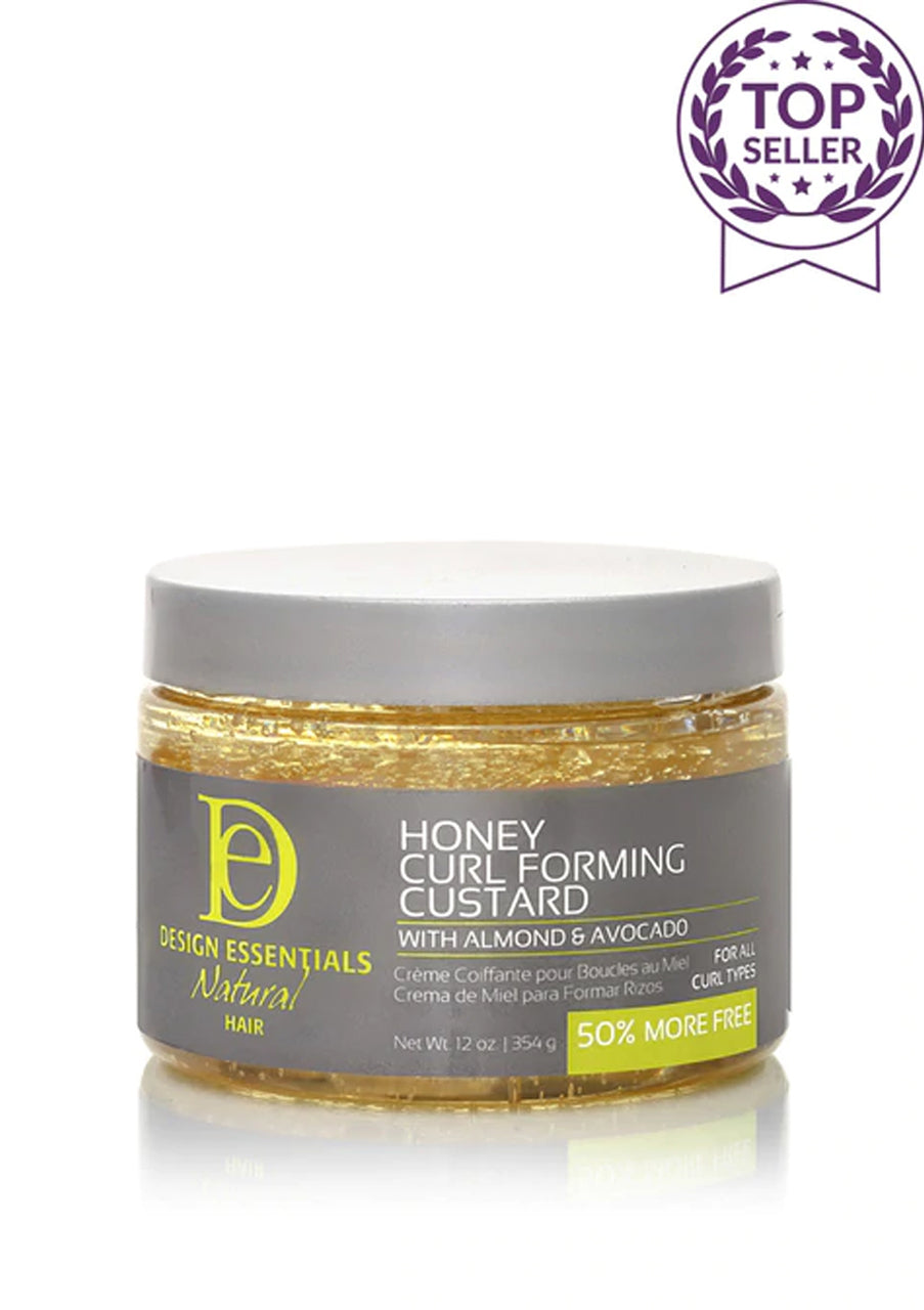 Design Essentials Almond & Avocado Honey Curl Forming Custard (12 oz)