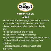 Load image into Gallery viewer, Difeel Premium Natural Hair Oil - Argan Oil (2.5 oz)
