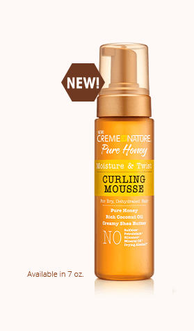 Crème of Nature Pure Honey Moisture & Twist Curling Mousse (7 oz)
