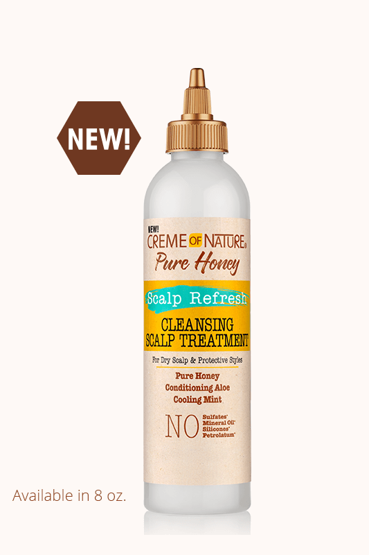 Crème of Nature Pure Honey Scalp Refresh Cleansing Scalp Treatment (8 oz)