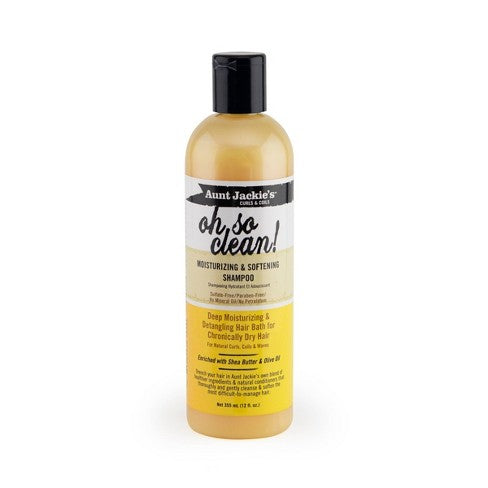 Aunt Jackie's Oh So Clean! Moisturizing & Softening Shampoo 12floz
