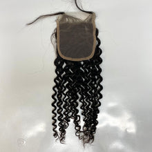 Load image into Gallery viewer, M&amp;M Beauty Supply 4 X 4 Closure - Jerry Curl: Natural
