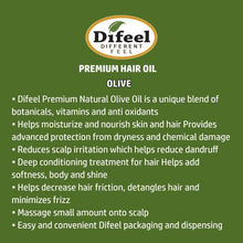 Load image into Gallery viewer, Difeel Premium Natural Hair Oil - Olive Oil (2.5 oz)
