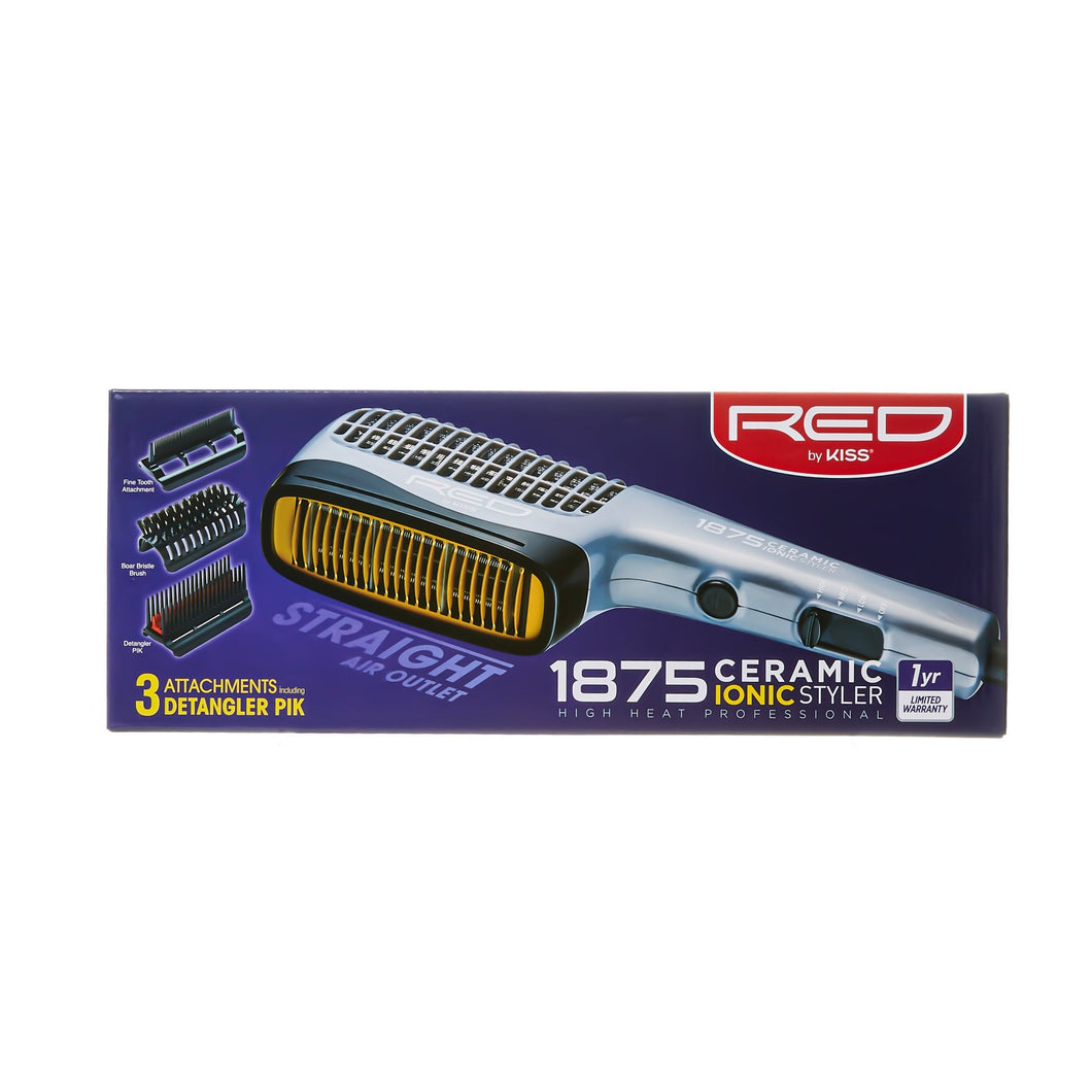 Red By Kiss 1875 Ceramic Ionic Styler