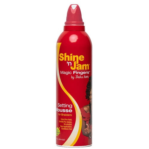Shine 'n Jam Magic Fingers Setting Mousse (12 oz)