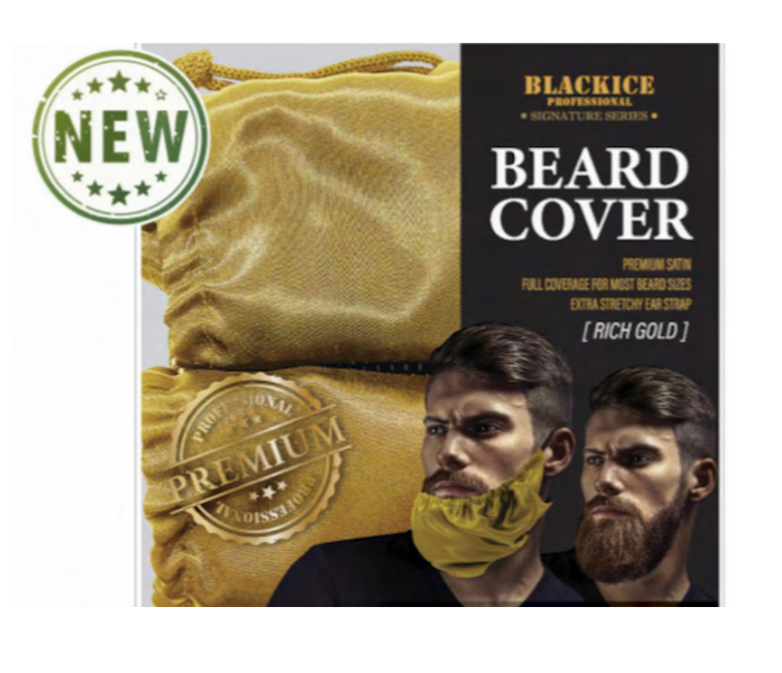 Black Ice Professional Beard Cover: Rich Gold