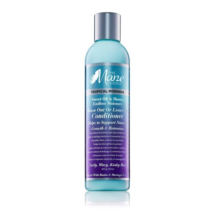 The Mane Choice Tropical Moringa Sweet Oil & Honey Endless Moisture Rinse Out or Leave-In Conditioner (8 oz)