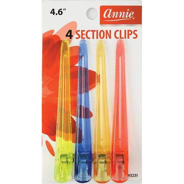 Annie Clear Section Clips 4.6