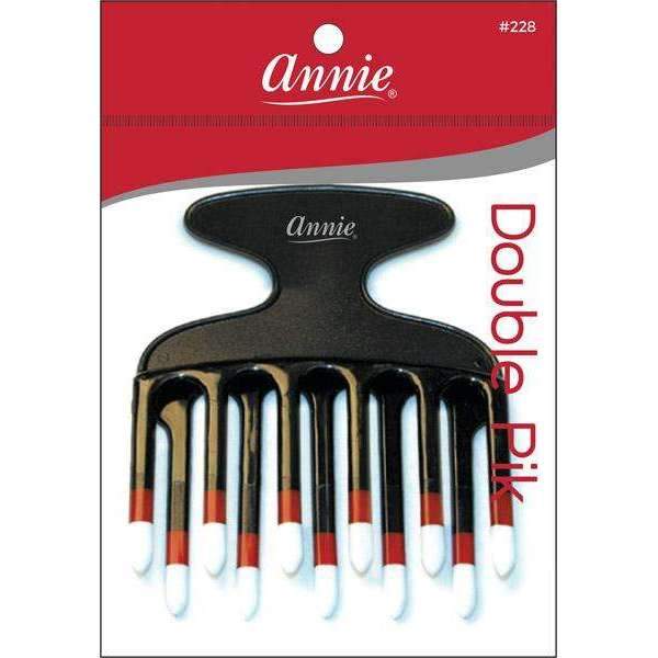 Annie Double Pik Comb - Black Two Tone