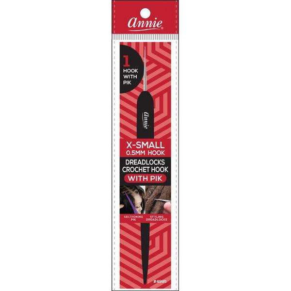Annie Dreadlocks Crotchet Needle, 1-Hook (0.5mm) w/ Pik