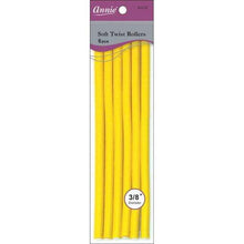 Load image into Gallery viewer, Annie Soft Twist Rollers 6ct Yellow
