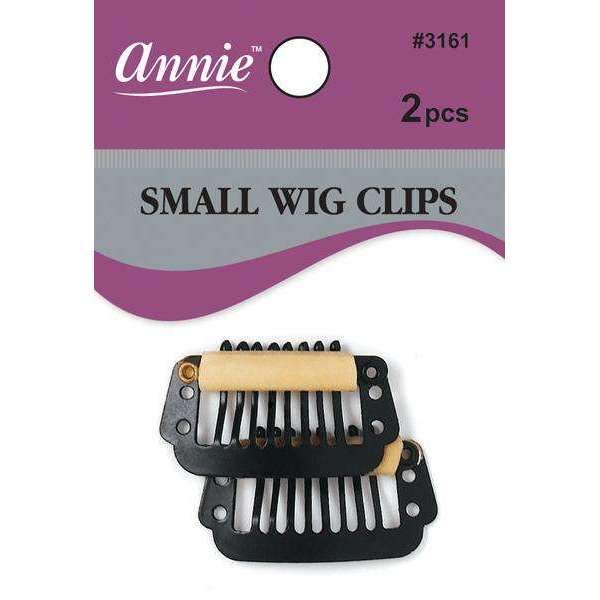 Annie Wig Clips Small - 2Ct Black
