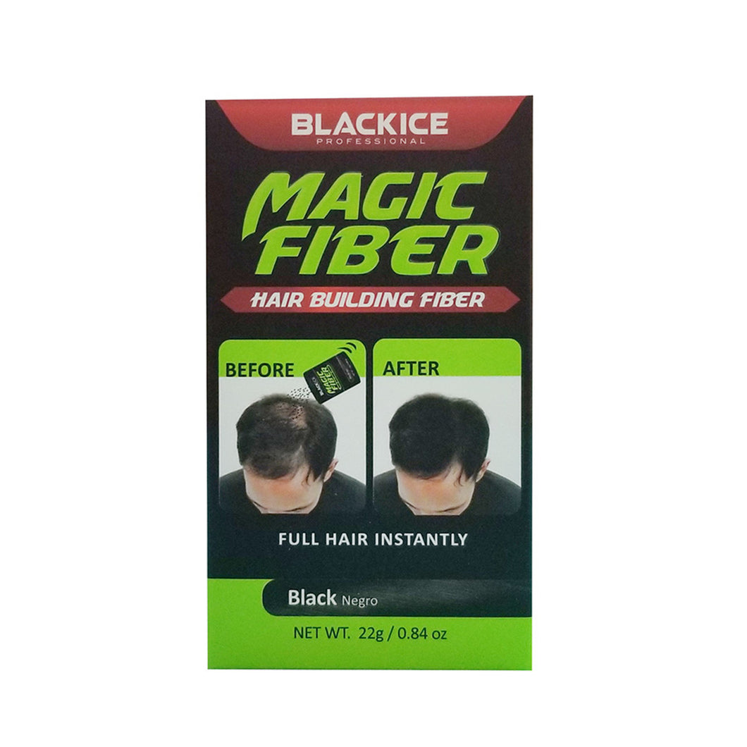 Black Ice Magic Fiber - Black Hair Building Fiber
