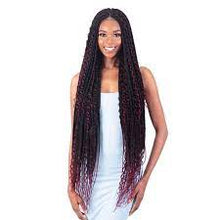 Load image into Gallery viewer, Model Model Pre-Stretched Boho Box Braid Extra Long 38"
