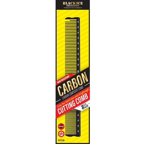 Black Ice Professional Cutting Comb (7 inch or 8 1/2 inch)