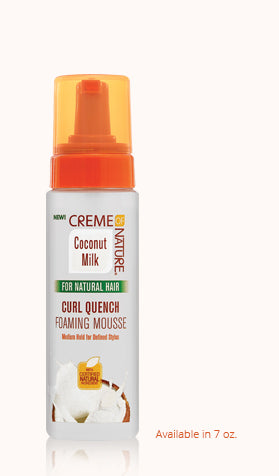 Crème of Nature Coconut Milk Curl Quench Foaming Mousse (7 oz)