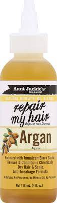 Aunt Jackie's Repair My Hair Argan Growth Oil 4floz
