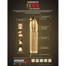 Load image into Gallery viewer, BaByliss PRO GoldFX Skeleton Trimmer (FX787G)
