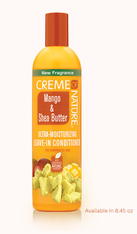 Crème of Nature Mango & Shea Butter Ultra-Moisturizing Leave-In Conditioner (8.45 oz)
