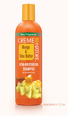 Crème of Nature Mango & Shea Butter Ultra-Moisturizing Shampoo (12 oz)
