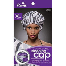 Load image into Gallery viewer, Ms. Remi Double Lined Sleeping cap - XL
