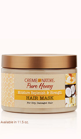 Crème of Nature Pure Honey Moisture Replenish & Strength Hair Mask (11.5 oz)