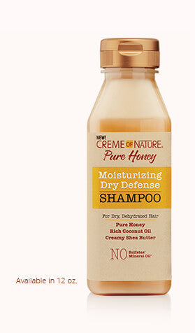 Crème of Nature Pure Honey Moisturizing Dry Defense Shampoo (12 oz)