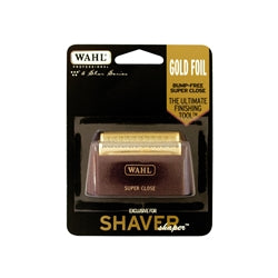Wahl Replacement Gold Foil Shaver Head: Red W/ Gold Cutter
