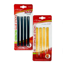 Load image into Gallery viewer, Magic Keratin Glue Sticks 4pc 10cm - Clear or Black
