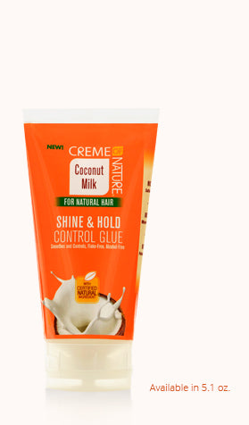 Crème of Nature Coconut Milk Shine and Hold Control Glue (5.1 oz)